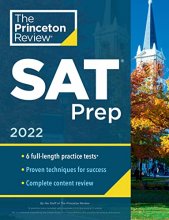 Cover art for Princeton Review SAT Prep, 2022: 6 Practice Tests + Review & Techniques + Online Tools (2021) (College Test Preparation)