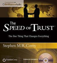 Cover art for The Speed of Trust: The One Thing That Changes Everything