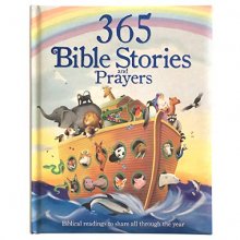 Cover art for 365 Bible Stories and Prayers Padded Treasury - Gift for Easter, Christmas, Communions, Baptism, Birthdays, Ages 3-8