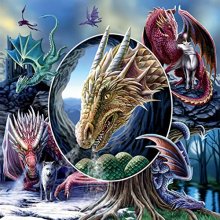 Cover art for Ceaco - Night Spirit - Dragon Montage - 550 Piece Jigsaw Puzzle