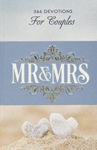 Cover art for Mr. & Mrs. 366 Devotions for Couples Enrich Your Marriage and Relationship Two-Tone Blue Hardcover Devotional Gift Book w/ Ribbon Marker