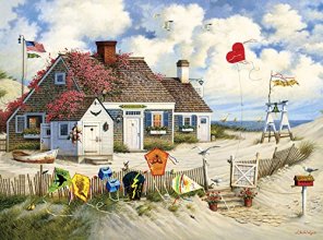 Cover art for Buffalo Games - Charles Wysocki - Root Beer Break At the Butterfield's - 1000 Piece Jigsaw Puzzle , White