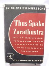 Cover art for THUS SPAKE ZARATHUSTRA. Translated by Thomas Common.