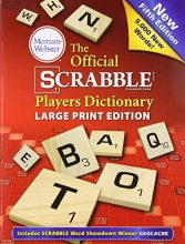 Cover art for The Official Scrabble Players Dictionary, 5th Edition, Large Print, Trade Paperback