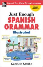 Cover art for Just Enough Spanish Grammar Illustrated