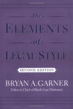 Cover art for The Elements of Legal Style