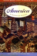 Cover art for America: A Narrative History, Vol. 2, 6th Edition