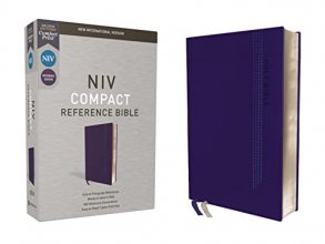 Cover art for NIV, Reference Bible, Compact, Leathersoft, Blue, Red Letter, Comfort Print