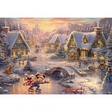 Cover art for Ceaco Disney Holiday Jigsaw Puzzle