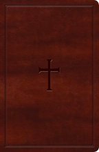Cover art for KJV Large Print Personal Size Reference Bible, Brown LeatherTouch, Mass Market Edition, Red Letter, Pure Cambridge Text, Presentation Page, Cross-References, Full-Color Maps, Easy-to-Read MCM Type