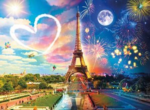 Cover art for Buffalo Games - Paris Love - 1000 Piece Jigsaw Puzzle Multicolor, 26.75"L X 19.75"W