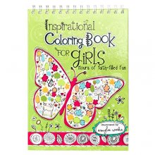 Cover art for Inspirational Coloring Book for Girls: Hours of Faith-Filled Fun