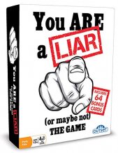 Cover art for You Are A Liar - Fact or Fiction Guessing Party Game - Features 120 Truth and 120 Lie Cards + 32 Bonus Cards - Ages 12+