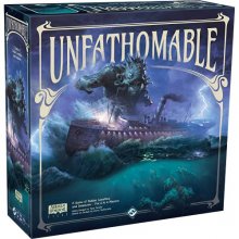 Cover art for Unfathomable | Strategy Game for Teens and Adults | Arkham Horror Game | Hidden Traitor Board Game | Ages 14+ | 3-6 Players | Average Playtime 120-240 Minutes | Made by Fantasy Flight Games
