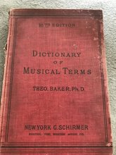 Cover art for Dictionary of Musical Terms