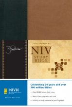 Cover art for NIV Study Bible 30th Anniversary Edition HC