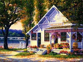 Cover art for Deer Cove Market by Randy VanBeek 1000 Piece Puzzle