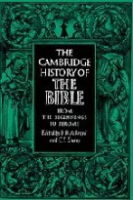 Cover art for The Cambridge History of the Bible: Volume 1, From the Beginnings to Jerome