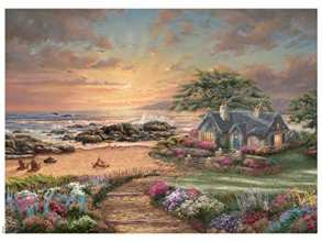 Cover art for Ceaco - Thomas Kinkade - Seaside Cottage - 1000 Piece Jigsaw Puzzle