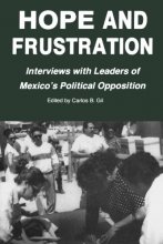 Cover art for Hope and Frustration: Interviews With Leaders of Mexico's Political Opposition (Latin American Silhouettes)