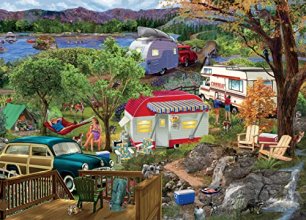 Cover art for Ceaco - Weekend Retreat - Camping - 1000 Piece Jigsaw Puzzle