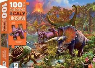 Cover art for 100-Piece Children's Scaly Jigsaw: Dinosaur Island