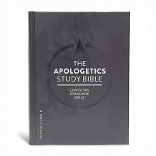 Cover art for CSB Apologetics Study Bible, Gray Hardcover, Black Letter, Defend Your Faith, Study Notes and Commentary, Ribbon Marker, Sewn Binding, Easy-to-Read Bible Serif Type