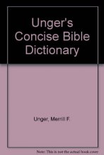 Cover art for Unger's Concise Bible Dictionary