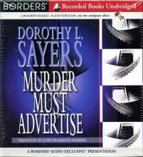 Cover art for Murder Must Advertise
