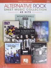 Cover art for Alternative Rock Sheet Music Collection - 2nd Edition: 40 Hits Arranged for Piano/Vocal/Guitar