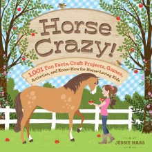 Cover art for Horse Crazy!: 1,001 Fun Facts, Craft Projects, Games, Activities, and Know-How for Horse-Loving Kids