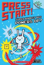 Cover art for Super Rabbit Boy Powers Up! A Branches Book (Press Start! #2) (2)