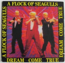 Cover art for FLOCK OF SEAGULLS Dream Come True LP Jive JL8-8411 (1986) NM album in SHRINK