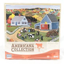 Cover art for AMERICANA COLLECTION Puzzle My Cow's a Champ Featured Art by by Mary Fox 500 Piece Jigsaw Puzzle