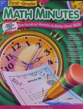Cover art for Creative Teaching Press Math Minutes Book, Grade 1 (One Hundred Minutes to Better Basic Skills)