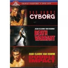 Cover art for Jean Claude Van Damme Triple Feature (Cyborg / Death Warrant / Double Impact)