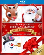 Cover art for The Original Christmas Classics Collection: Rudolph the Red-Nosed Reindeer / Santa Claus Is Comin' to Town / Frosty the Snowman / Frosty Returns / Mr. Magoo's Christmas Carol / Little Drummer Boy / Cricket On the Hearth