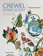 Cover art for Crewel Embroidery: 7 Enchanting Designs Inspired by Fairy Tales