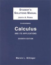 Cover art for Calculus and Its Applications (Student's Solution Manual)