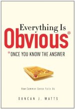 Cover art for Everything Is Obvious: *Once You Know the Answer