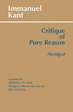 Cover art for Critique of Pure Reason, Abridged (Hackett Publishing Co.)
