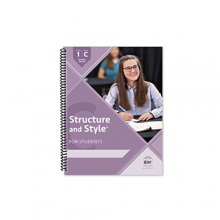 Cover art for Structure and Style for Students: Year 1 Level C [Teacher's Manual only]