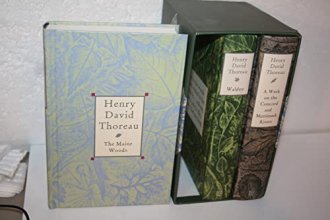 Cover art for Henry David Thoreau 3-book Box Set from BOMC 1996