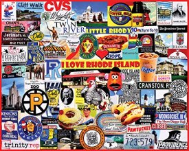 Cover art for White Mountain Puzzles I Love Rhode Island , 1000 Piece Jigsaw Puzzle