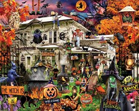 Cover art for White Mountain Puzzles Witches Welcome, 1000 Piece Jigsaw Puzzle