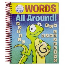 Cover art for Merriam-Webster Kids - Words All Around - Puzzle Activity Workbook - PI Kids