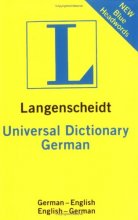 Cover art for Langenscheidt's Universal German Dictionary (English and German Edition)