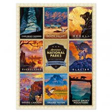Cover art for Americanflat 500 Piece National Parks Jigsaw Puzzle 18x24 Inches by Anderson Design Group