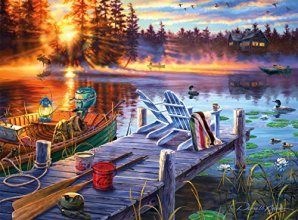 Cover art for Buffalo Games - Darrell Bush - Morning Magic - 1000 Piece Jigsaw Puzzle