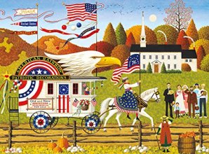 Cover art for Buffalo Games - Charles Wysocki - So Proudly We Hail - 1000 Piece Jigsaw Puzzle
